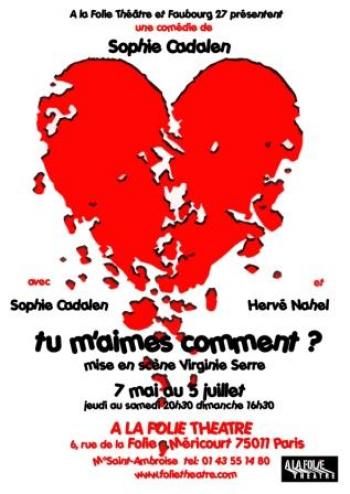 Tu m'aimes comment ?