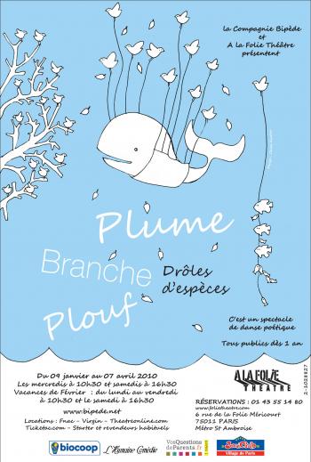 Plume, branche, plouf, drôles d’espèces ! … 